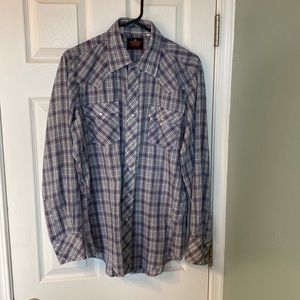 Pearl snap western shirt